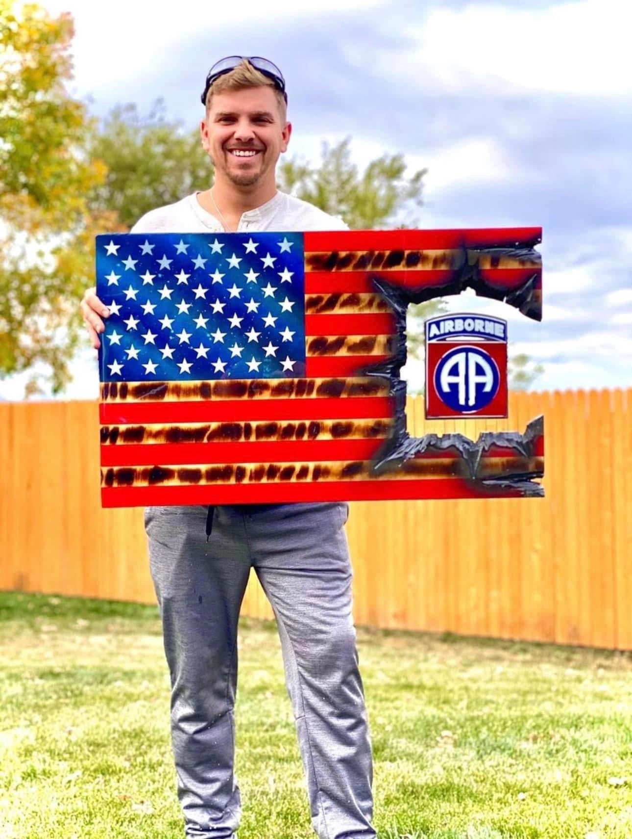 82nd Airborne Patch Series - American Flag