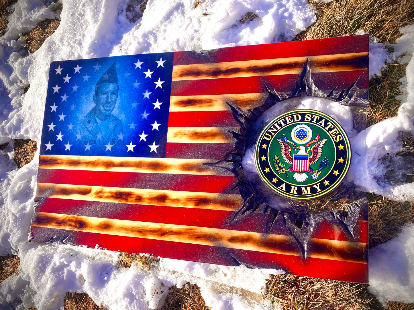 Army Patch Series American Flag
