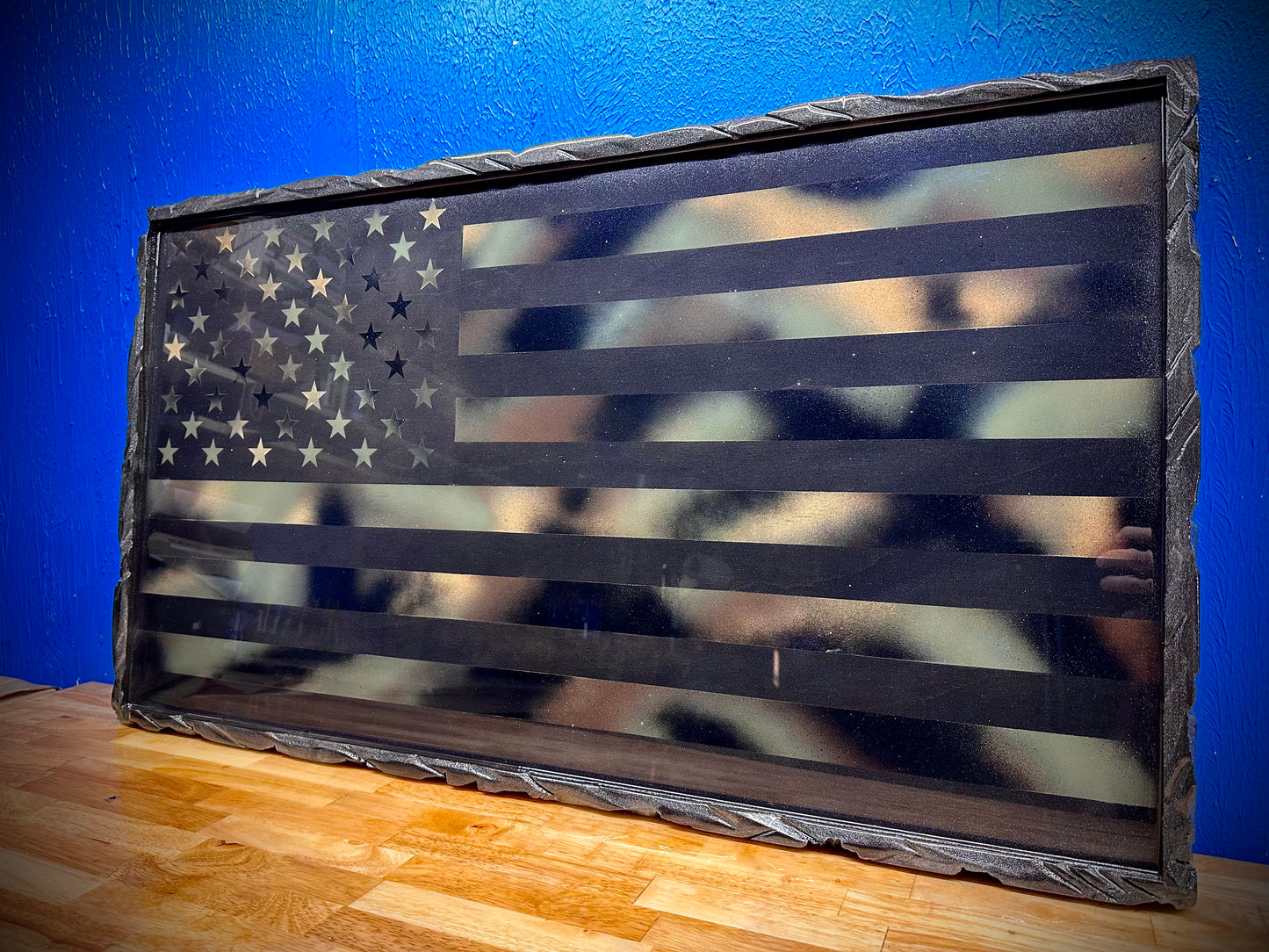 1 of 1 Limited Edition Rambo Series - with a Carved Border & Backlight Kit