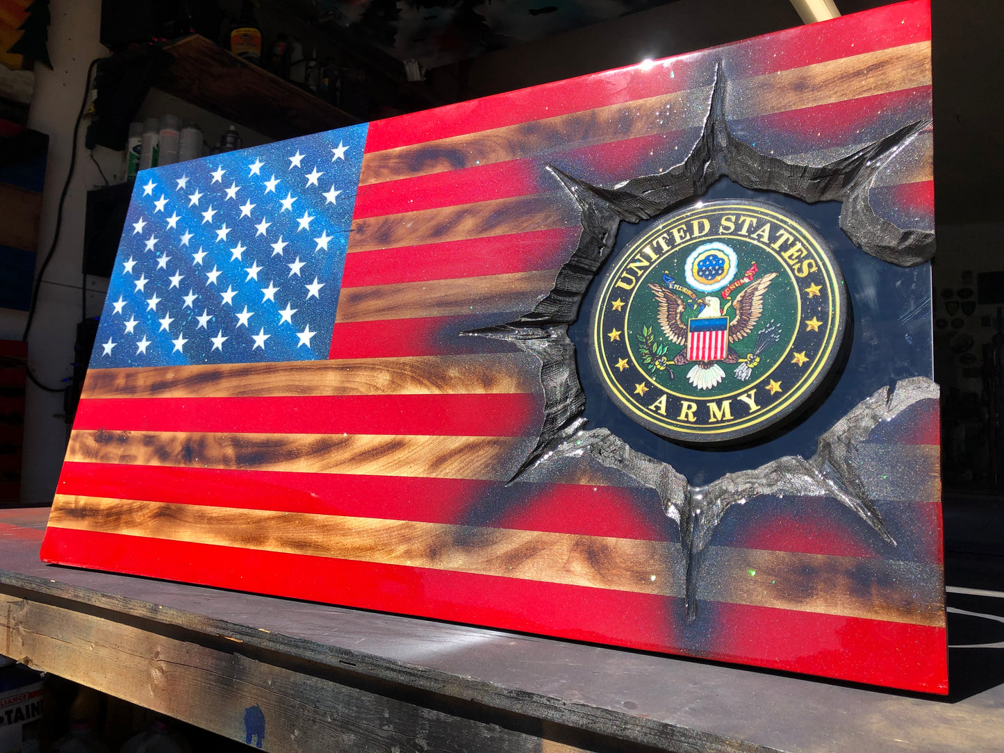 Army Patch Series American Flag