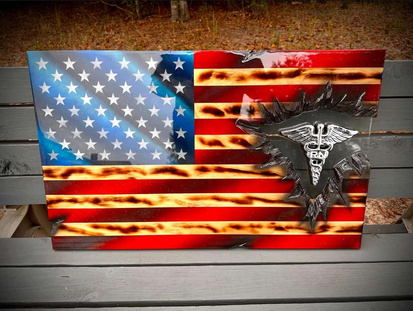 RN Nurse Patch Series - American Flag