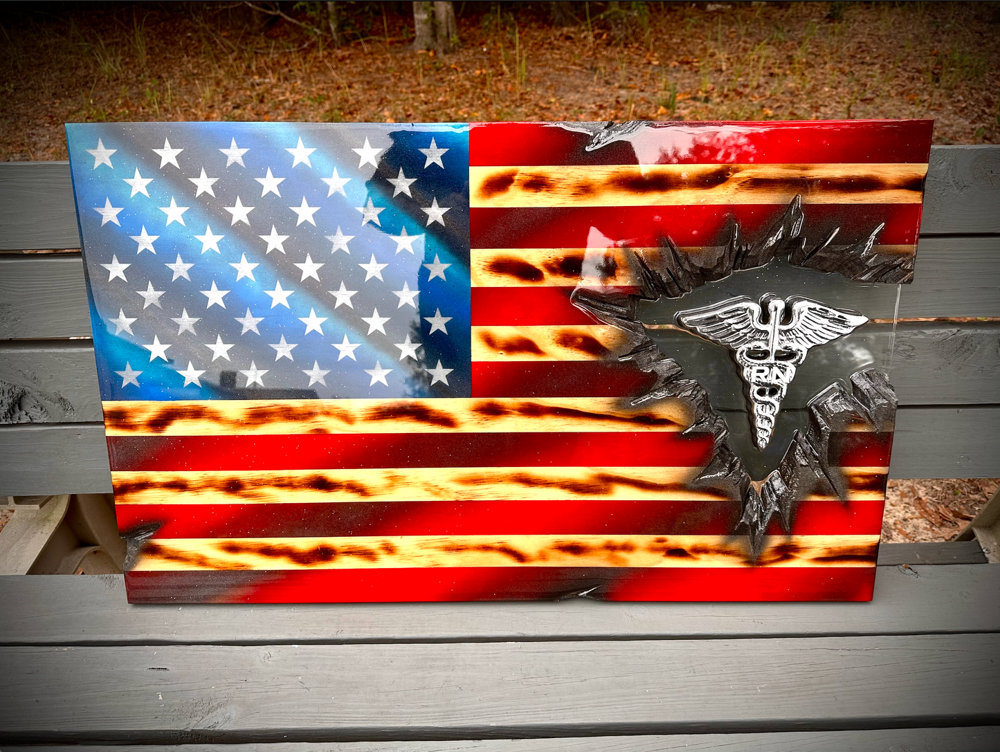 RN Nurse Patch Series - American Flag