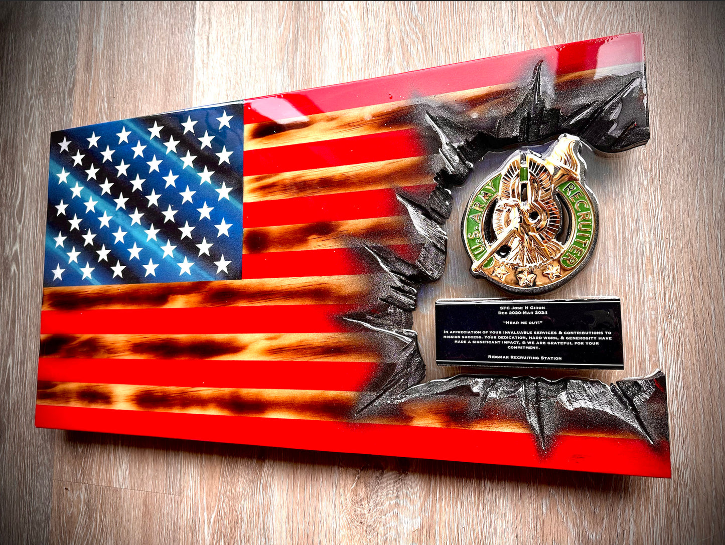 Army Golden Recruiter - Patch Series - American Flag