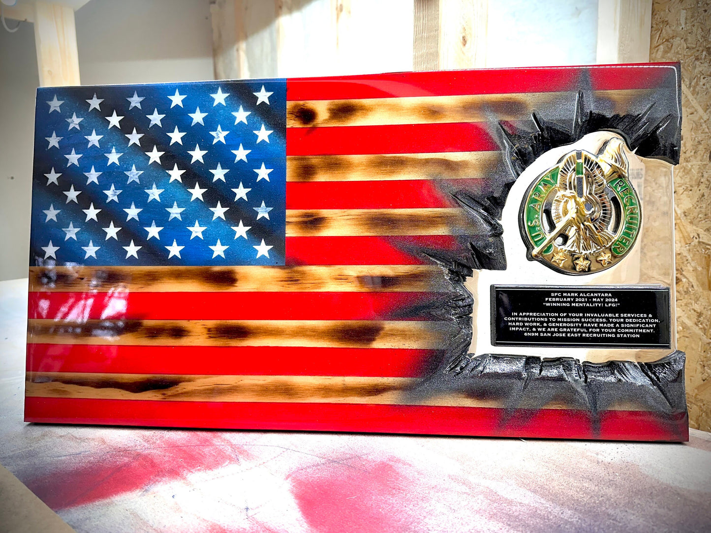 Army Golden Recruiter - Patch Series - American Flag
