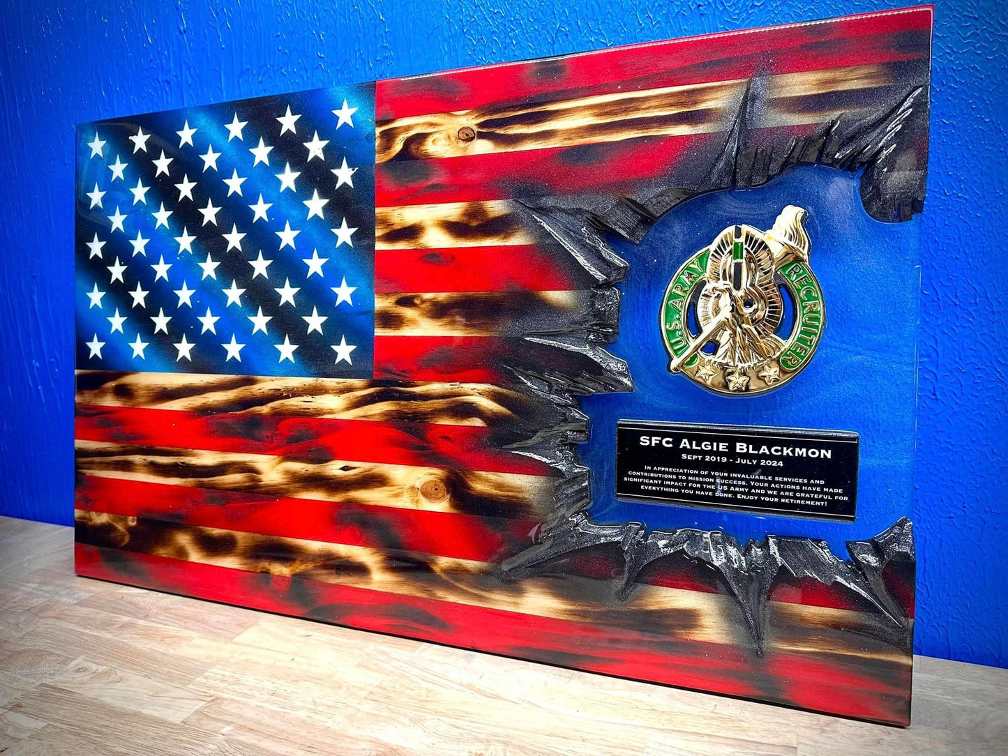 Army Golden Recruiter - Patch Series - American Flag
