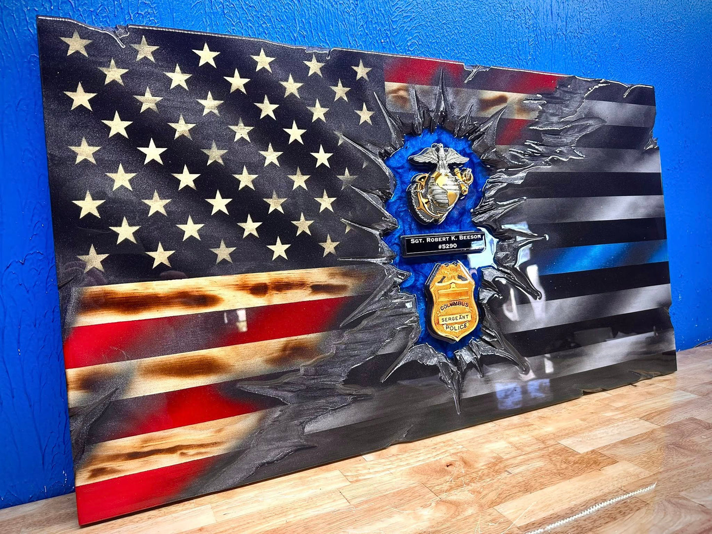 Antique Revenant / Midnight Thin Blue Line Split