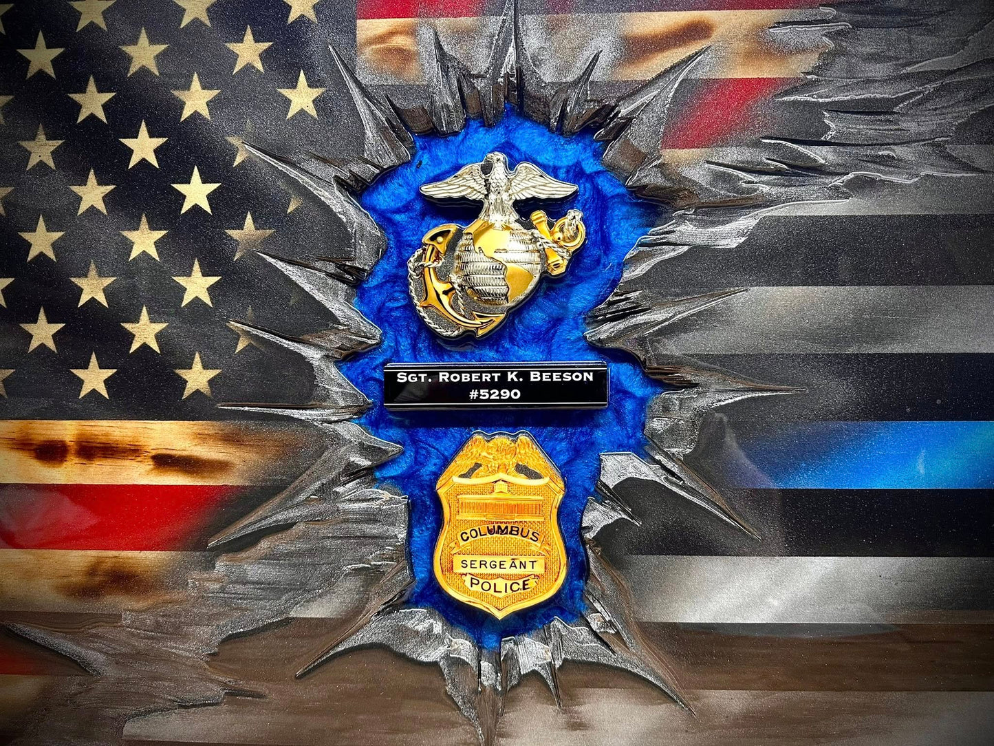 Antique Revenant / Midnight Thin Blue Line Split