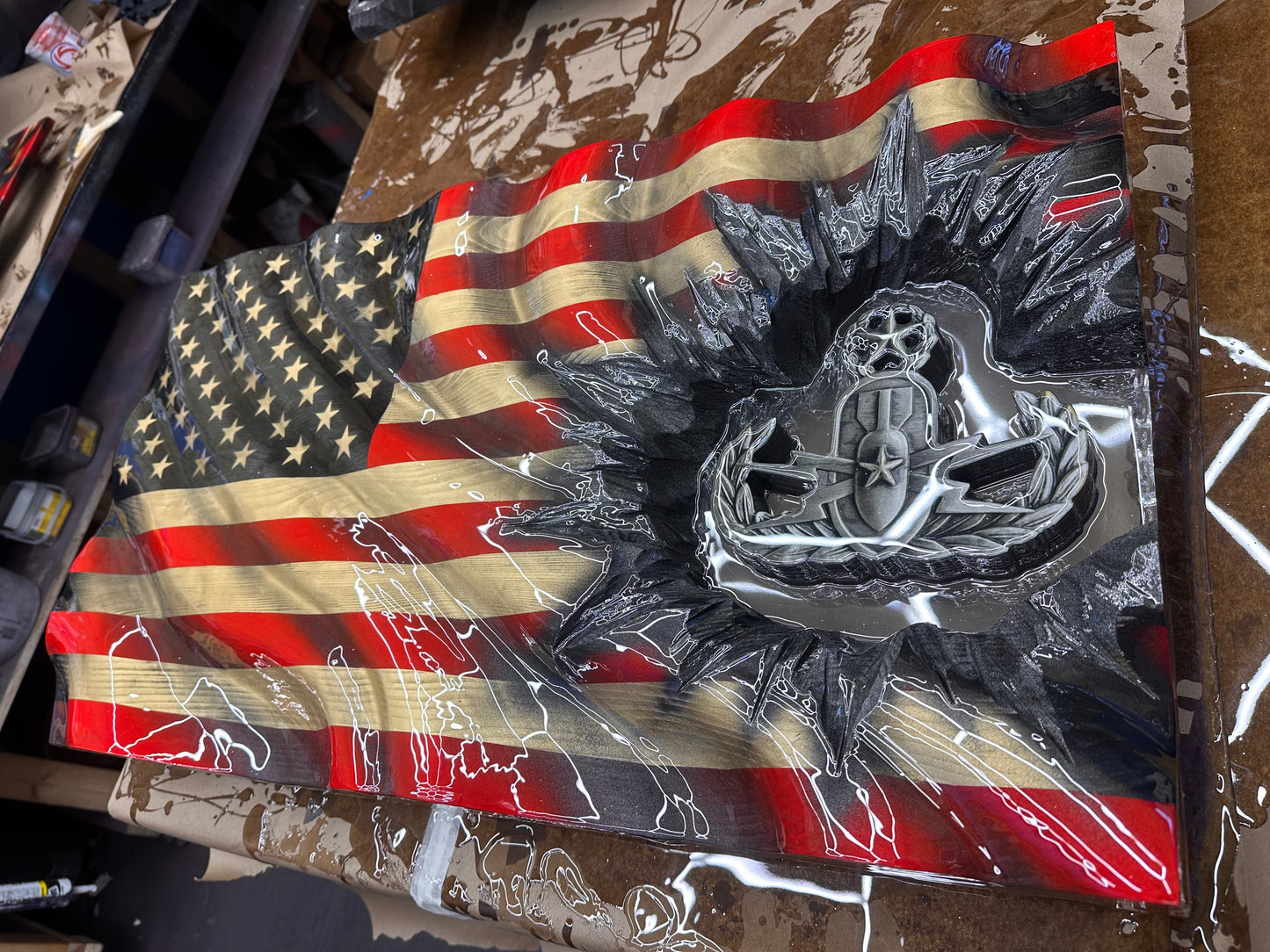 Revenant Master EOD WAVY American Flag Patch Series