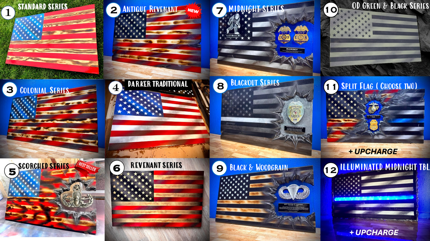 Revenant Master EOD WAVY American Flag Patch Series