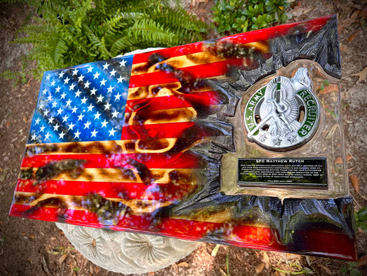 Army Silver Recruiter - Patch Series - American Flag